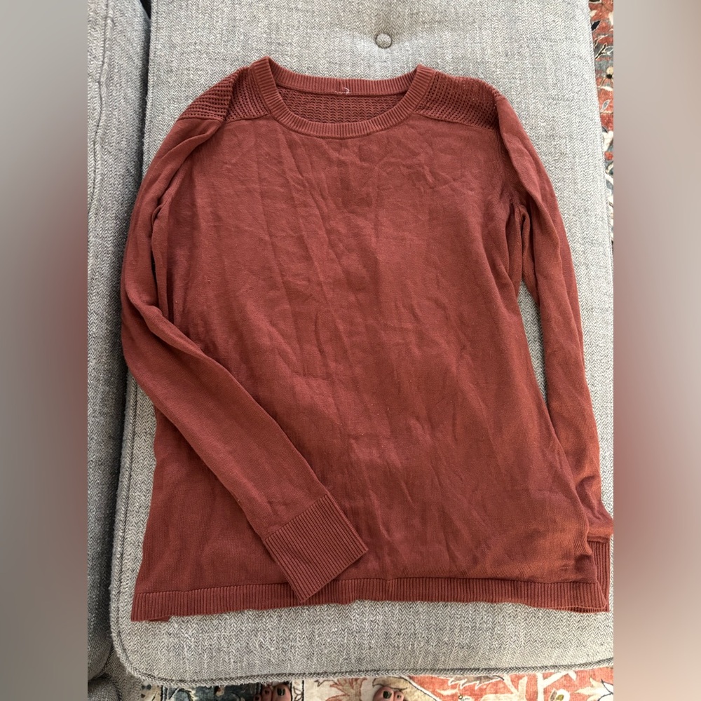 Lululemon open back sweater
